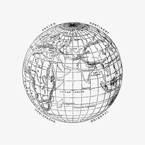 The globe vintage drawing Free Vector | Free Vector #Freepik #vector #freevintage #freecircle #freeeducation #freemap Mandala Indiana, Globe Drawing, Tattoo Care Instructions, Old Globe, Globe Vintage, World Atlas, European Map, Realistic Temporary Tattoos, Custom Temporary Tattoos