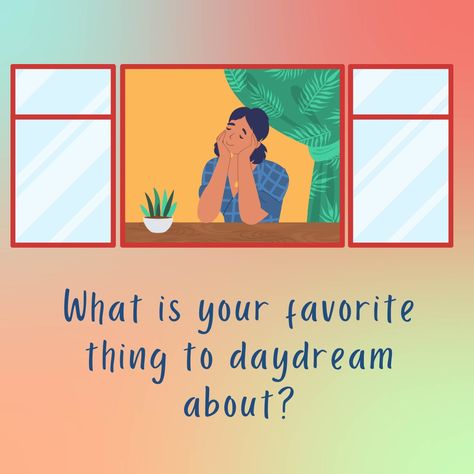 Question of the Day: What is your favorite thing to daydream about? #questionoftheday #question #fun #questions #questiontime Fun Questions, Question Of The Day, What Is Your Favorite, The Day, On Instagram, Quick Saves, Instagram