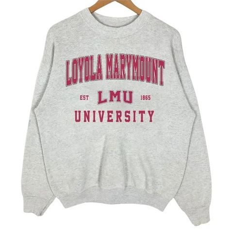 Tops | Loyola Marymount University Shirt Lmu College University Sweatshirt | Poshmark Loyola Marymount University, University Shirt, Cropped Crewneck, Polo Long Sleeve, University Sweatshirts, Active Hoodie, College University, Have A Good Day, See You Soon