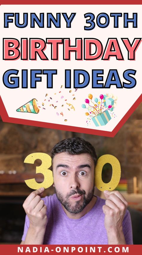 Trendy Gift Guides and Ideas! Here you'll find funny gift ideas for 30th Birthday. funny 30th birthday gifts | 30th birthday gift ideas for men funny | 30th birthday gift ideas for women funny | funny 30th birthday gifts for men | 30th birthday ideas for girls turning 30 gift funny | funny gift ideas for 30th birthday | funny 30th birthday gift ideas | funny 30th birthday gifts for him | 30th birthday ideas for men gifts turning 30 funny | funny gifts for 30th birthday | 30th birthday gift funny 30th Funny Birthday Ideas, 30th Birthday For Men Gift Ideas, 30th Birthday Gifts For Men Turning 30, 30th Birthday Ideas For Men Funny, 30th Birthday Cricut Ideas, 30th Gift Ideas For Men, 30th Birthday Gift For Men, Gifts For 30th Birthday Man, 30 Birthday Gift Ideas For Men