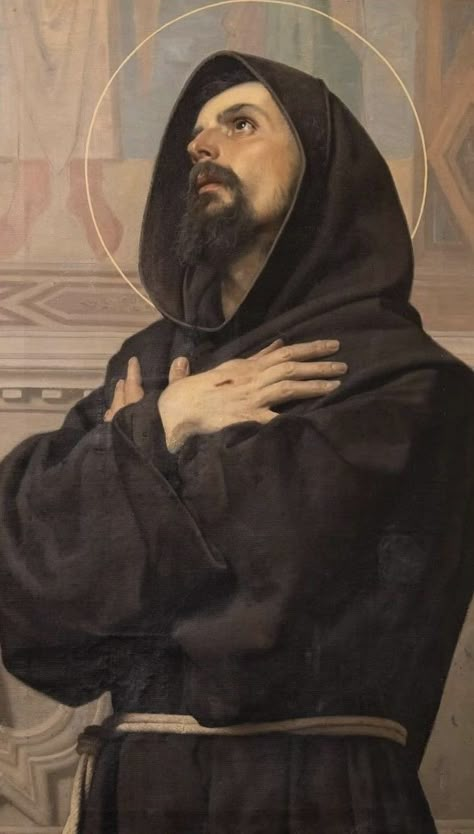 Christian Mythology, St Francis Assisi, Roman Catholic Art, Catholic Artwork, Traditional Catholicism, Lives Of The Saints, Catholic Images, San Francesco, Francis Of Assisi