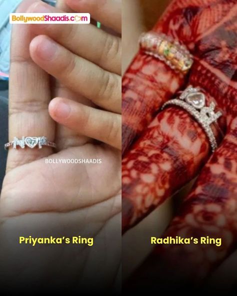 Priyanka Chopra flaunted her oh-so-romantic pinky-finger ring with hidden initials bound by a heart. Well, it's similar to Radhika Merchant's wedding ring. Video Credit- @dhrumitmerulia #priyankachopra #priyankachoprajonas #nickjonas #nickjonasfan #radhikamerchant #anantambani #ring #engagementring Radhika Merchant Wedding, Pinky Finger Ring, Radhika Merchant, Pinky Finger, Ring Video, Ring Ideas, Nick Jonas, Priyanka Chopra, Finger Ring