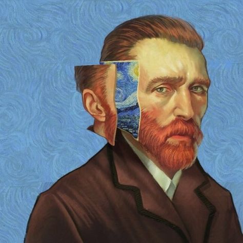 sosuperawesome Van Gogh Ear, Vincent Van Gogh Ear, Van Gogh Wallpaper, Arte Van Gogh, Desktop Wallpaper Art, Artist Sketchbook, Illustration Ideas, Van Gogh Paintings, Van Gogh Art