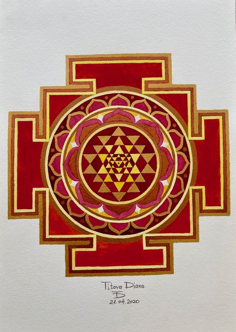 Menstrual Art, Yantra Painting, Yantra Art, Chakra Images, Mandala Chakra, Chakra Painting, Shree Yantra, Sacred Mandala, Shri Yantra