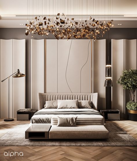 Bedroom Design. Bedroom Lighting Design, Luxury Sideboard, Neoclassical Interior, Bedroom Light, Luxury Rooms, Neoclassical, Dream Bedroom, Bedroom Lighting, Luxurious Bedrooms