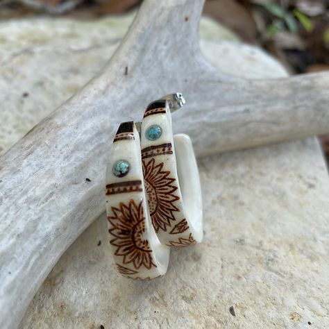 Shop antler jewelry | The Antlered Doe | Antler Rings Carved Jewelry, Antler Rings, Deer Antler Jewelry Diy, Antler Carving, Antler Bracelet Jewelry, Deer Antlers Diy, Antler Rings Women, Antler Earrings Handmade, Antler Tip Earrings