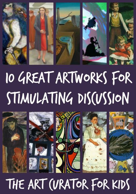 The Art Curator for Kids - 10 Great Artworks for Stimulating Discussion, Art Criticism Lesson, Talking About Art with High School Students Art History Timeline, Art History Memes, History Wallpaper, Art History Major, Funny Art History, Art History Lessons, Pablo Picasso Art, Art Criticism, History Timeline