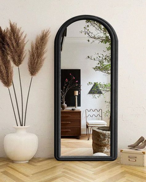 PRICES MAY VARY. ✔【NEW LOOKING】Do you need a arched full length mirror for your bedroom as decoration and filler. This arched floor mirror with flannel is just what you need, whether as a gift for room or hallway use is a good choice, get it immediately in Otlsh store. ✔【ARCHED SHAPE】Double-framed 3D design is made of flannel and wood material and is durable. Unique among all the wooden furniture in your home, it will definitely be appreciated by your guests. High-definition reflective lens and Full Length Mirror Gold, Full Length Mirror With Stand, Large Mirror Wall, Arched Full Length Mirror, Arched Floor Mirror, Freestanding Wall, Full Length Mirror Stand, Mirror With Stand, Floor Length Mirror