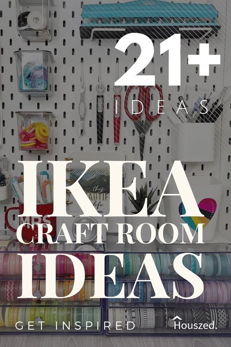 Get inspired with our IKEA CRAFT ROOM IDEAS. Take your design ideas to the next level, helping you get creative. Our images will inspire you! Trust Houszed... #ikeacraftroomideas #craftroomideasikea #craftroomstorageideasikea #craftroomideasfromikea #ikeacraftroomstorageideas #craftroomikeaideas #ikeaideascraftroom #craftroomideasbyikea #craftroomideasusingikea #bestikeacraftroomstorageideas Ikea Craft Room Ideas, Ikea Sewing Rooms, Craft Room Ideas, Ikea Craft Room, Ikea Crafts, Sewing Room Inspiration, Craft Storage Organization, Sewing Room Design, Dream Craft Room