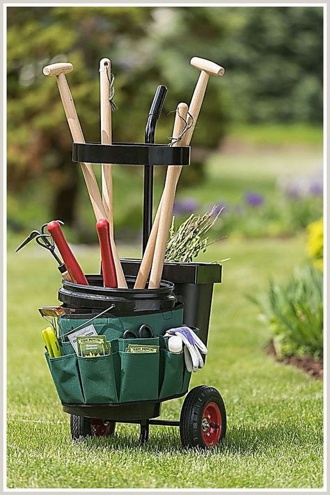 Garden Tools - Get access to the leading brands and great products to meet your desire - Do It Now and Visit Today! Mobile Tool Storage, Garden Tricks, Tool Caddy, 5 Gallon Buckets, Garden Tool Organization, Native Gardens, Bucket Gardening, Survival Gardening, Storage Caddy