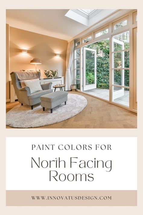 Colours To Brighten A Dark Room, Colors For North Facing Rooms, North Facing Rooms, North Facing Room, Small House Living, Paint Color Ideas, Dark House, Best Paint Colors, Room Paint Colors