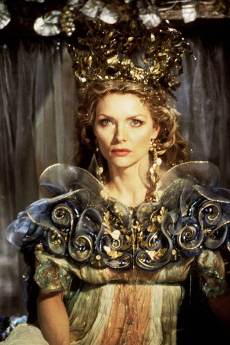 In honor of Shakespeare's 450th birthday we look back at the best fashions from the film adaptations of his work. A Midsummer Night's Dream, Fairy Queen, Michelle Pfeiffer, Midsummer Night's Dream, Theatre Costumes, Eva Green, Midsummer Nights Dream, Christian Bale, Movie Costumes