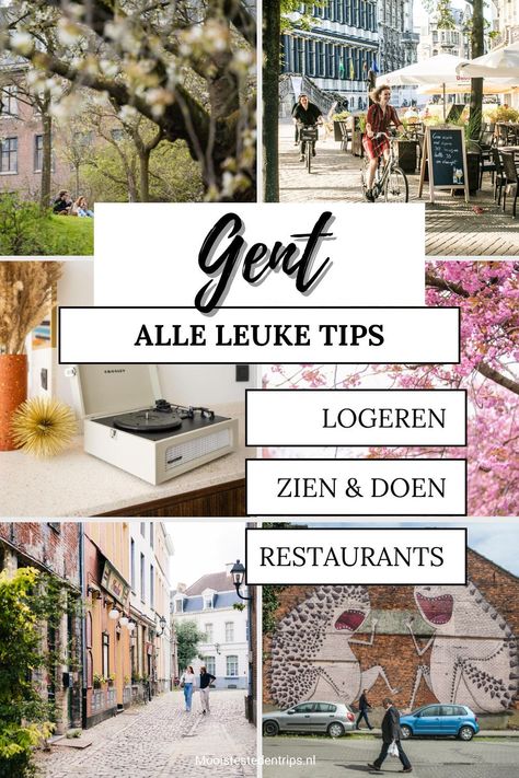 Weekendje Gent: maak een heerlijke stedentrip Gent. Bekijk alle handige én leuke tips voor een weekendje Gent. Pretty Places, All Over The World, Travel Destinations, Places To Go, Travel Tips, Road Trip, Portugal, Van, Travel