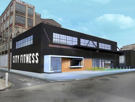 Gym Architecture, Commercial Gym Design, Modern Home Gym, Warehouse Gym, Philadelphia City Hall, Stuck In The Past, City Gym, Dream Gym, Gym Center