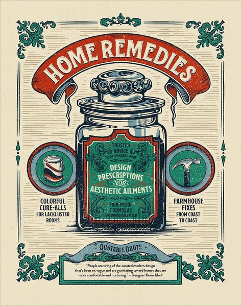 Country Living Magazine on Behance Country Life Magazine, Engraving Designs, Country Living Magazine, Retro Typography, Living Magazine, Vintage Inspiration, Vintage Graphic Design, Illustrator Tutorials, Advertising Poster