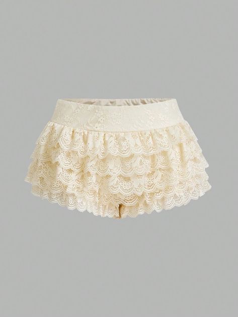 Coquette Shorts, Icon Y2k, Shein Icon, Y2k Shorts, Bloomers Shorts, Women Shorts, Estilo Hip Hop, Chiffon Ruffle, Ruffle Shorts