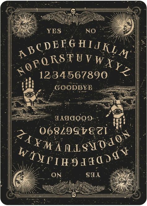 double board Kindle Cases, Etiquette Vintage, Behind Blue Eyes, Spirit Board, Potion Bottles, Halloween Tags, Ouija Board, Fortune Teller, Theme Halloween