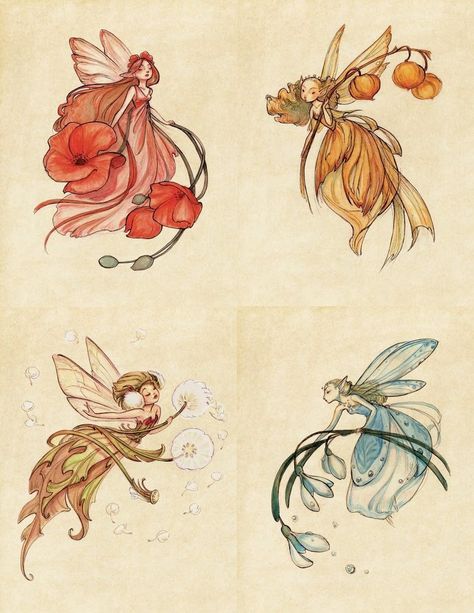 Forearm Fairy Tattoo, Butterfly Fairy Art, Fairy Garden Drawing, Fairy Sketch, Faery Art, Fall Drawings, Fairy Drawings, Color Drawing Art, Fairy Illustration