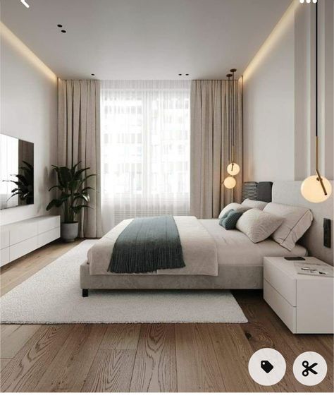 Design Ložnic, Boy Bedroom Design, Bedroom Bed Design, Home Design Living Room, Home Design Decor, Home Room Design, Apartment Interior, Minimalist Bedroom, Apartment Design