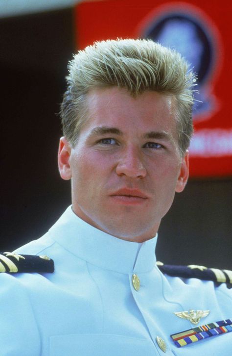 Iceman Val Kilmer Jim Morrison, Man In Uniform, Flat Top Haircut, Doc Holliday, Val Kilmer, Jim Morrison, It Movie Cast, Movie Photo, Tom Cruise