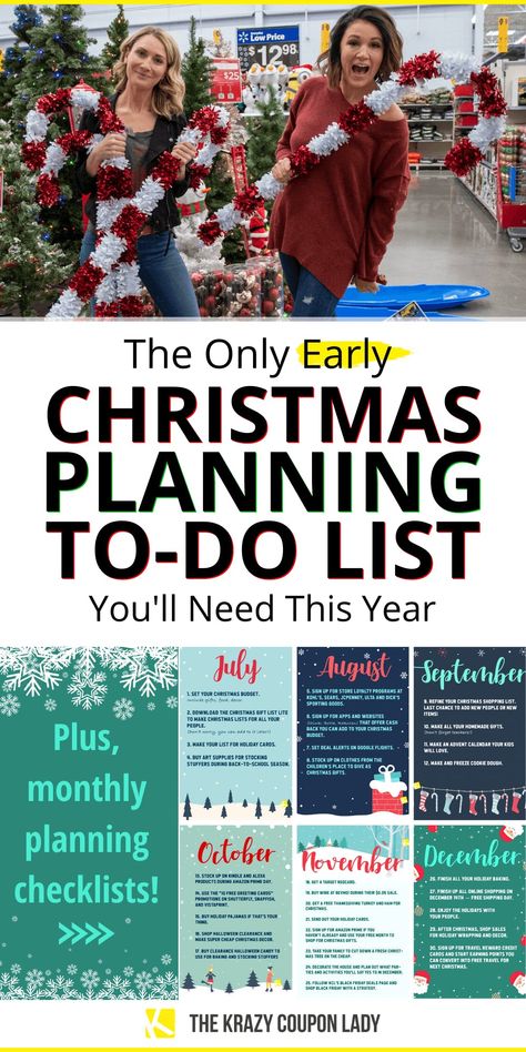 Christmas To Do List, Christmas Shopping List, Christmas Prep, Christmas Savings, For Christmas, Christmas Organization, Christmas Preparation, Savings Strategy, Christmas Planning