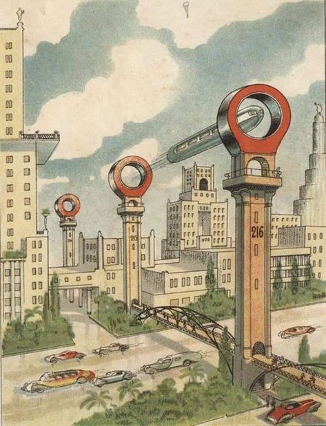 Future City, Future Predictions, Rare Historical Photos, City Drawing, Futuristic City, Retro Futuristic, Retro Futurism, Soviet Union, Sci Fi Art