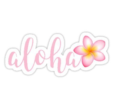 Aloha Sticker, Jeep Stickers, Stickers Cool, Procreate Ipad Art, Lily Pattern, Hawaiian Tattoo, Wow Video, Hydroflask Stickers, Phone Stickers