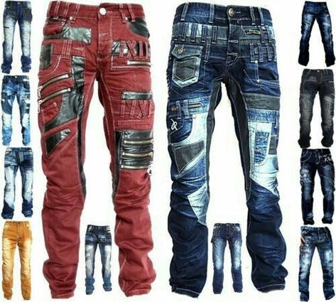 Men Pants Pattern, Mens Designer Jeans, Men Jeans Pants, Ripped Jeans Men, Dope Outfits For Guys, Cyberpunk Fashion, The Zone, Denim Jeans Men, Men Fashion Casual Outfits