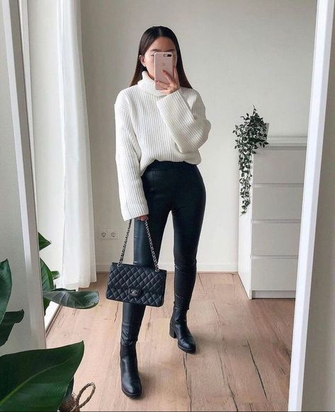 Winter Outfits Dress, Winter Wardrobe Essentials, Winter Outfit Ideas, Stylish Winter Outfits, Uni Outfits, Outfit Mujer, Casual Clothes, Basic Outfits, Fall Fashion Outfits