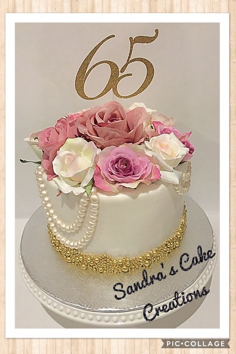 65th birthday cake 65 Birthday Cakes For Women, 65th Birthday Cake Ideas For Women, 65th Cake Ideas, 65th Birthday Cake Ideas For Mom, 65th Birthday Ideas For Mom Cake, 65 Cake Birthday, Birthday Cake Mother Ideas, 65 Th Birthday Cake, 56 Birthday Cake Women