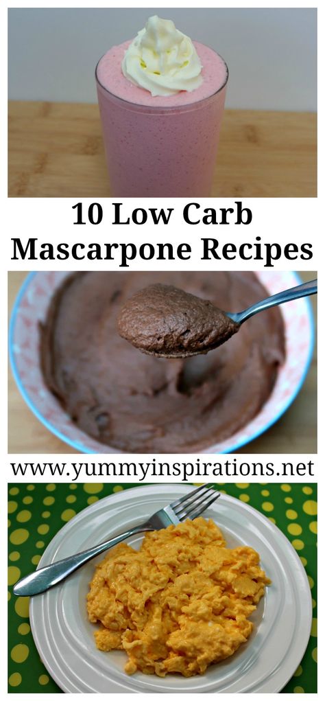 10 Low Carb Mascarpone Recipes - Keto Diet Friendly Ways To Enjoy Mascarpone Cheese - including sweet desserts and mouth watering savoury recipes. Keto Mascarpone, Recipes With Mascarpone Cheese, Diet Friendly Desserts, Dessert Mascarpone, Cheese Ideas, Mascarpone Recipes, Ketosis Recipes, Easy Keto Diet, Pudding Chia