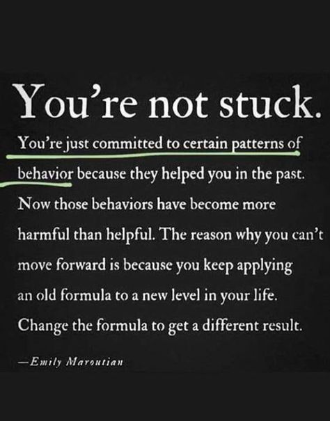 The reason why you can’t move forward is because you are applying an old formula to a new level in your life. E Card, Note To Self, Good Advice, The Words, Great Quotes, Wisdom Quotes, Mantra, Inspirational Words, Self Help