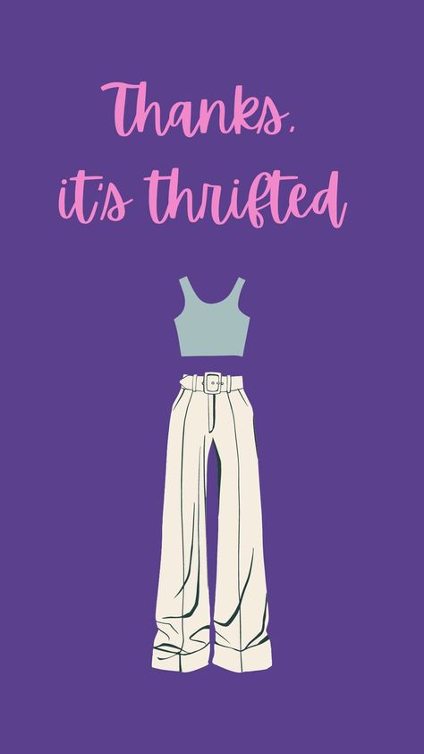 thrifted, purple, aesthetic, wallpaper, phone background Thrift Background, Aesthetic Wallpaper Phone, Thrift Aesthetic, Purple Aesthetic Wallpaper, Shopping Quotes, Girly Art Illustrations, Phone Background, Thrift Fashion, Fantasy Art Landscapes