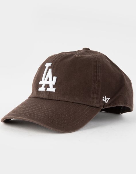 Cute Baseball Hats, La Dodgers Hat, Streetwear Hats, Dodger Hats, Hat Aesthetic, Fotografi Vintage, Trendy Hat, Online Closet, Brown Hats