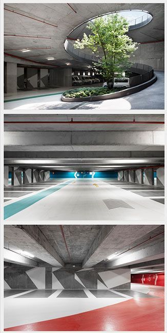 Parking Plan, Landscape Architecture Park, Parking Building, Plans Architecture, Easy Landscaping, Landscape Architecture Design, Garage Gym, Parking Design, Parking Garage