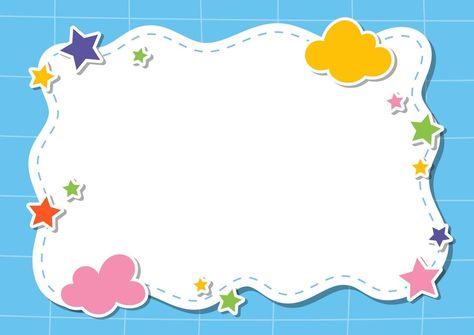 Kids background vector Powerpoint Cute Background, Ppt Background For Kids, Background Kids School, Preschool Background, Photo Frame Background, Nursery Background, Children Background, Background For Kids, Peanuts Wallpaper