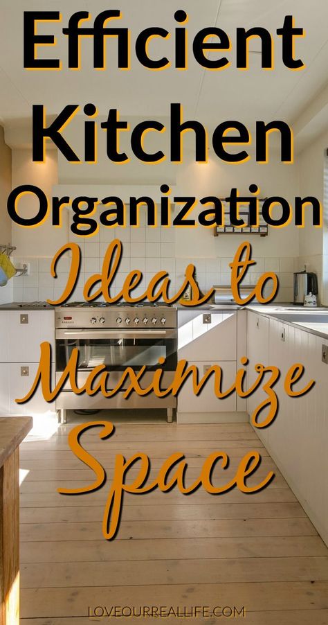 Organize your kitchen and make better use of the space! Helpful kitchen organization tips for kitchens of all sizes. Find ways to make meal prep easier and more convenient. Have you heard of the kitchen work zone? Learn where yours is and how to set up your drawers and cabinets for a great flow! Organisation, How To Organize Your Kitchen, Pantry Update, Drawer Organisation, Marie Kondo Organizing, Kitchen Cabinet Organization Ideas, Organisation Tips, Efficient Kitchen, Kitchen Set Up