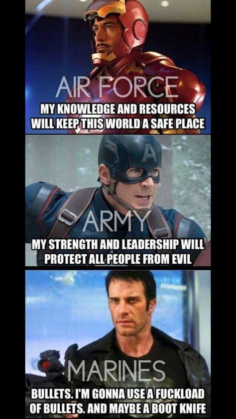 True, lots of bullets Marine Corps Humor, Military Jokes, Military Memes, Army Humor, Military Quotes, The Punisher, Military Humor, Dc Memes, Warrior Quotes