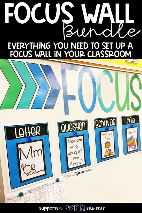 Special Education Classroom Decor, Classroom Objectives, Objectives Board, Sped Resources, Special Education Classroom Setup, Special Education Law, Focus Boards, Classroom Bulletin Board, Classroom Style