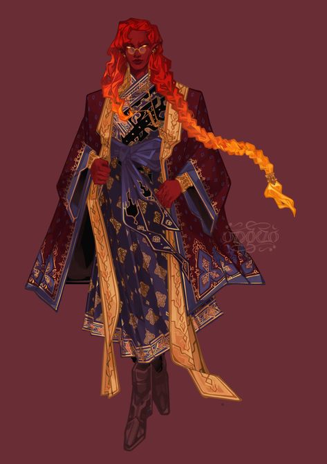 inge inge inge — Amir for @taetelli ! Fire Genasi, Dark Elves, Dungeons And Dragons Characters, Dnd Art, D&d Dungeons And Dragons, Character Inspo, Vegan Dinner, Arte Fantasy, Fantasy Inspiration