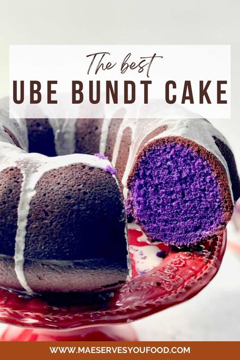 Ube Cake Recipes Easy, Ube Bundt Cake Recipes, Ube Crunch Cake, Ube Madeleines Recipe, Ube Pound Cake Recipe, Ube Pound Cake, Ube Bundt Cake, Ube Cake Recipes, Best Ube Cake Recipe