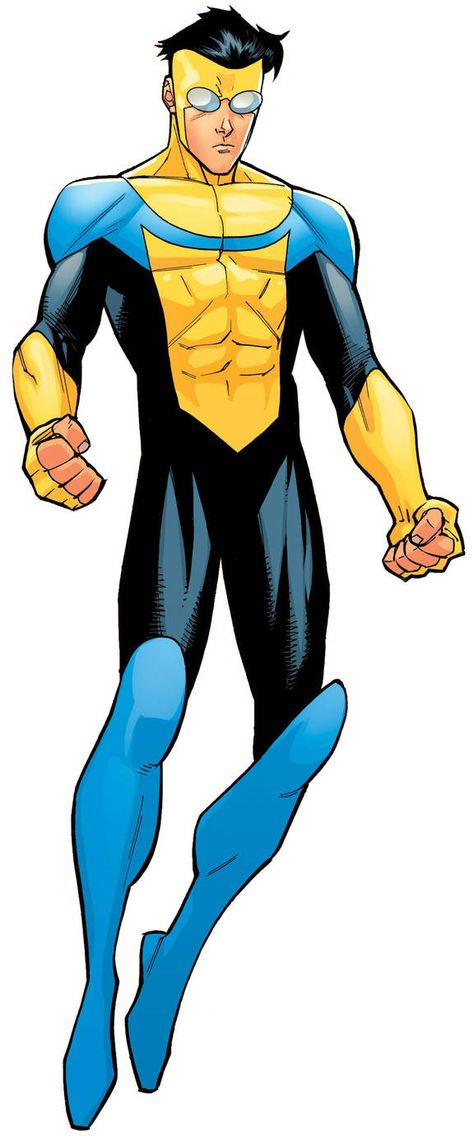 Invincible Comic Cover, Invincible Character Design, Invincible Flying, Mark Grayson Comic, Invincible Reference, Invincible Drawing, Invincible Comic Art, Invincible Characters, Mark Invincible