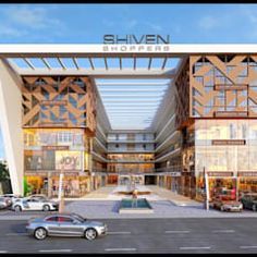 Shopping Center Architecture, Commercial Elevation, Commercial Building Plans, Mall Interior, Building Front Designs, Shopping Mall Design, Plaza Design, Shopping Mall Architecture, Commercial Design Exterior