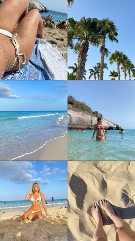 Canarias 🫶🏻🥥🌊🌴🐚 #tenerife #beachlife #beachday #beachvacation #beachvibes #beachwaves #summerstyle #summerstyle #summeraesthetic #aesthetic #fuerteventura Tenerife Photo Ideas, Fuerteventura Aesthetic, Tenerife Aesthetic, Summer Picture Poses, 사진 촬영 포즈, Vacation Mood, Summer Photoshoot, Holiday Pictures, Summer Pictures