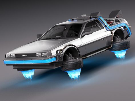 Back To The Future Delorean Episode 2 Future 3D Model #AD ,#Delorean#Future#Model#Episode Delorean Car, Back To The Future Delorean, Hover Car, Dmc Delorean, Delorean Time Machine, The Future Movie, Hyundai Motor, Flying Car, Car Pics