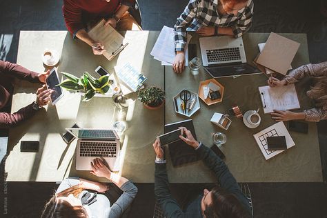 Meeting Desk, Advertising Technology, Office Pictures, Work Meeting, It Company, Office Meeting, Meeting Table, Working People, Sustainable Business