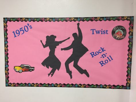 The 50's 50 Rocks, 50s Rock And Roll, Rock Cycle, Classroom Bulletin Boards, Rock N, Bulletin Boards, Rock N Roll, History