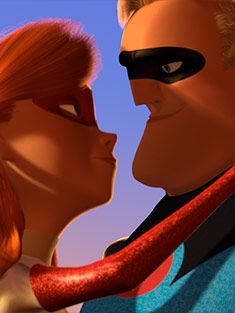 Mr. Incredible and Elastigirl's faces were intentionally made to fit together like puzzle pieces. The Incredibles 2004, Disney Incredibles, Mr Incredible, Pixar Animation, Disney Pixar Movies, Disney Side, Disney Couples, Pixar Movies, Disney Lover