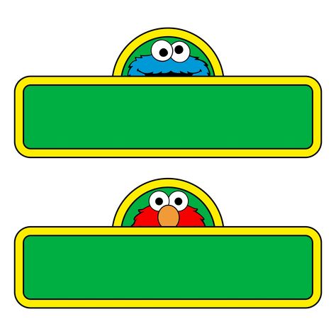 Sesame Street Cake Toppers Printable, Sesame Street Name Tags, Sesame Street Birthday Banner, Sesame Street Free Printables, Sesame Street Welcome Sign, Sesame Street Trunk Or Treat, Sesame Street Pinata, Sesame Street Classroom, Sesame Street Birthday Party Ideas 1st