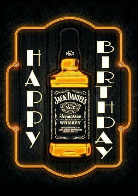 Happy Birthday Jack Happy Birthday Jack Daniels, Happy Birthday Whiskey, Jack Daniels Birthday, Happy Birthday Dear Friend, Alcohol Bottle Crafts, Happy Birthday Wishes For A Friend, Men's Birthday, Birthday Man, Happy Birthday Man